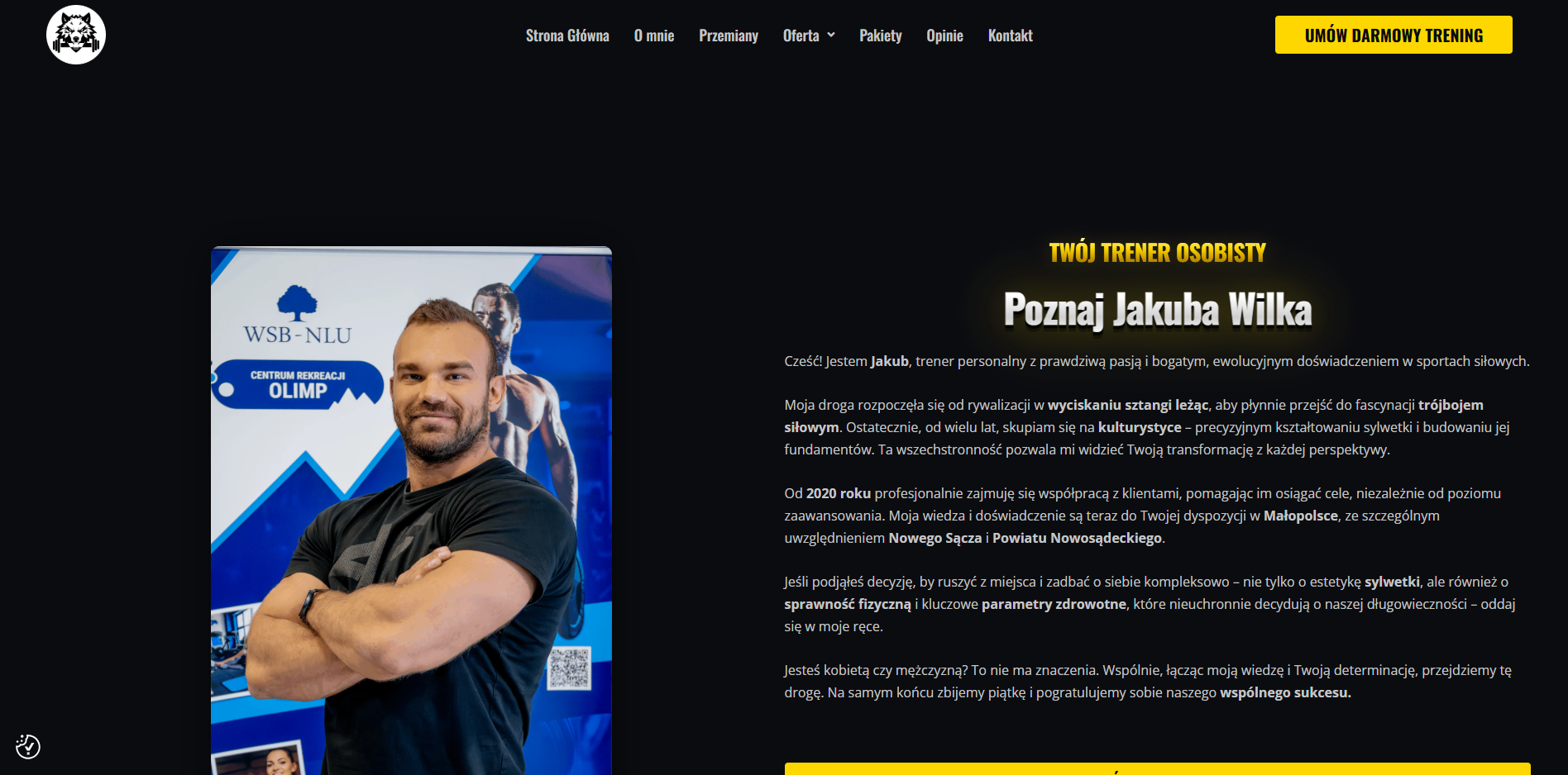 Podgląd strony Jakub Wilk